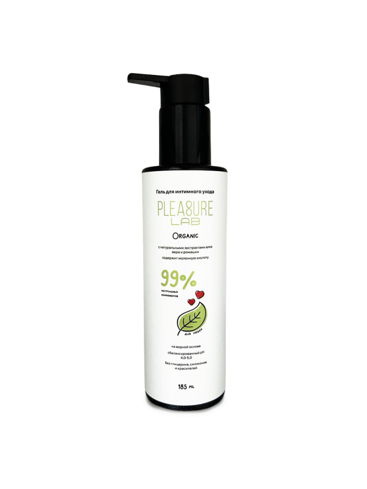 Гель на водной основе "Pleasure Lab Organic" 185ml 